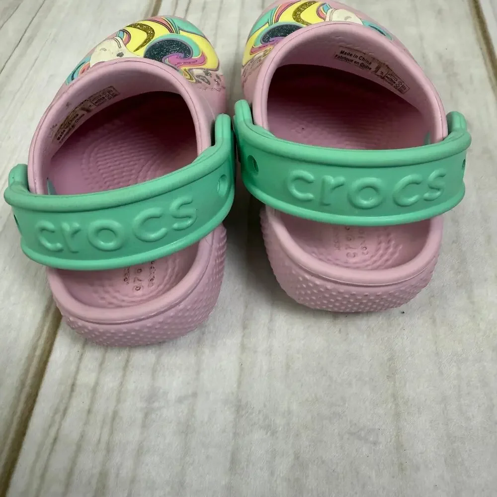 crocs fun‎ lab unicorn clog 4C